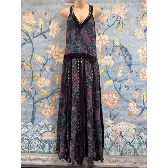 Free People Gweniever Maxi Dress Size XS - Picture 5 of 8